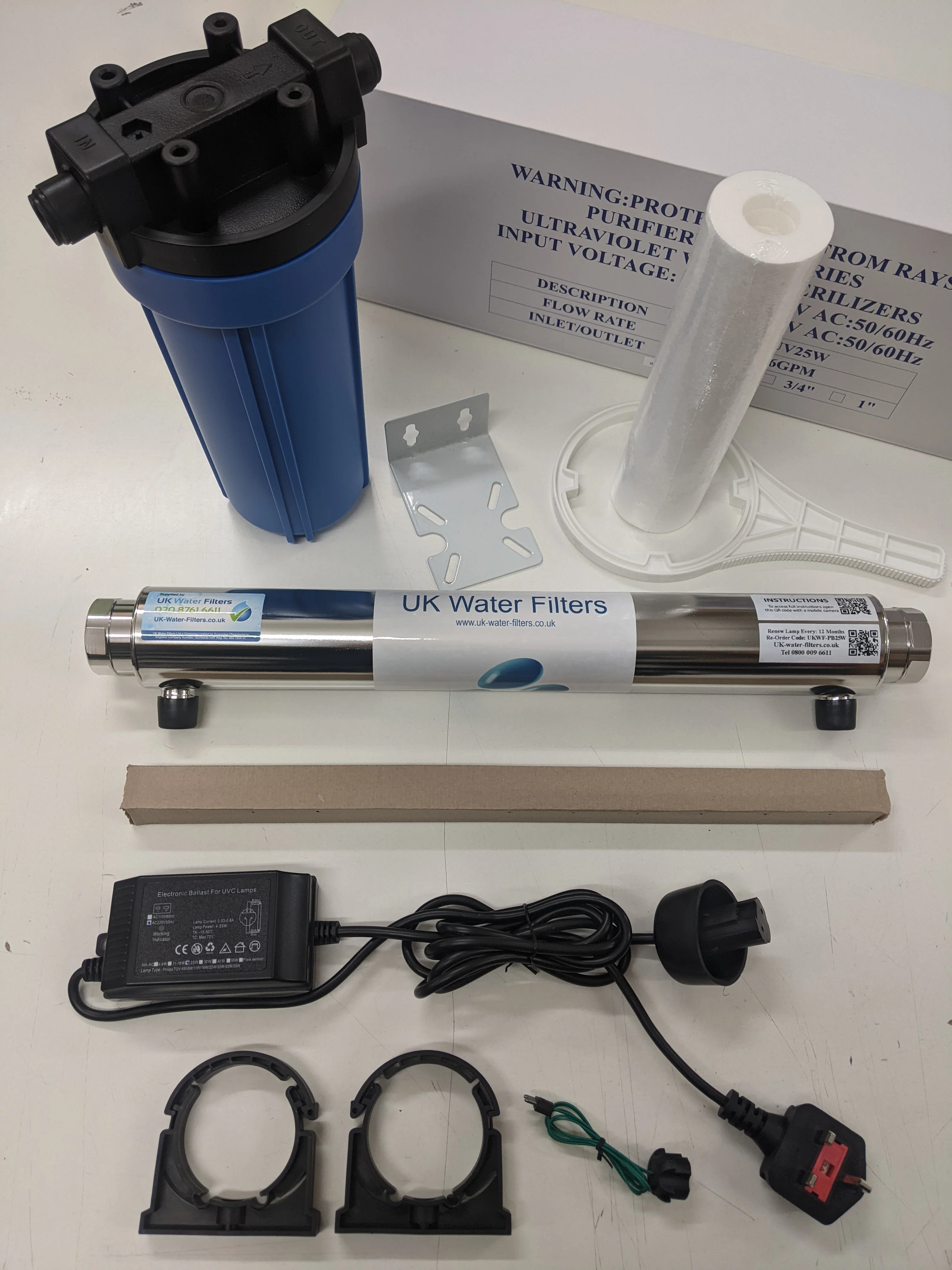 Small Ultra Violet System Up to 9.5L / minute Flow with Pre-Filter - Image 3