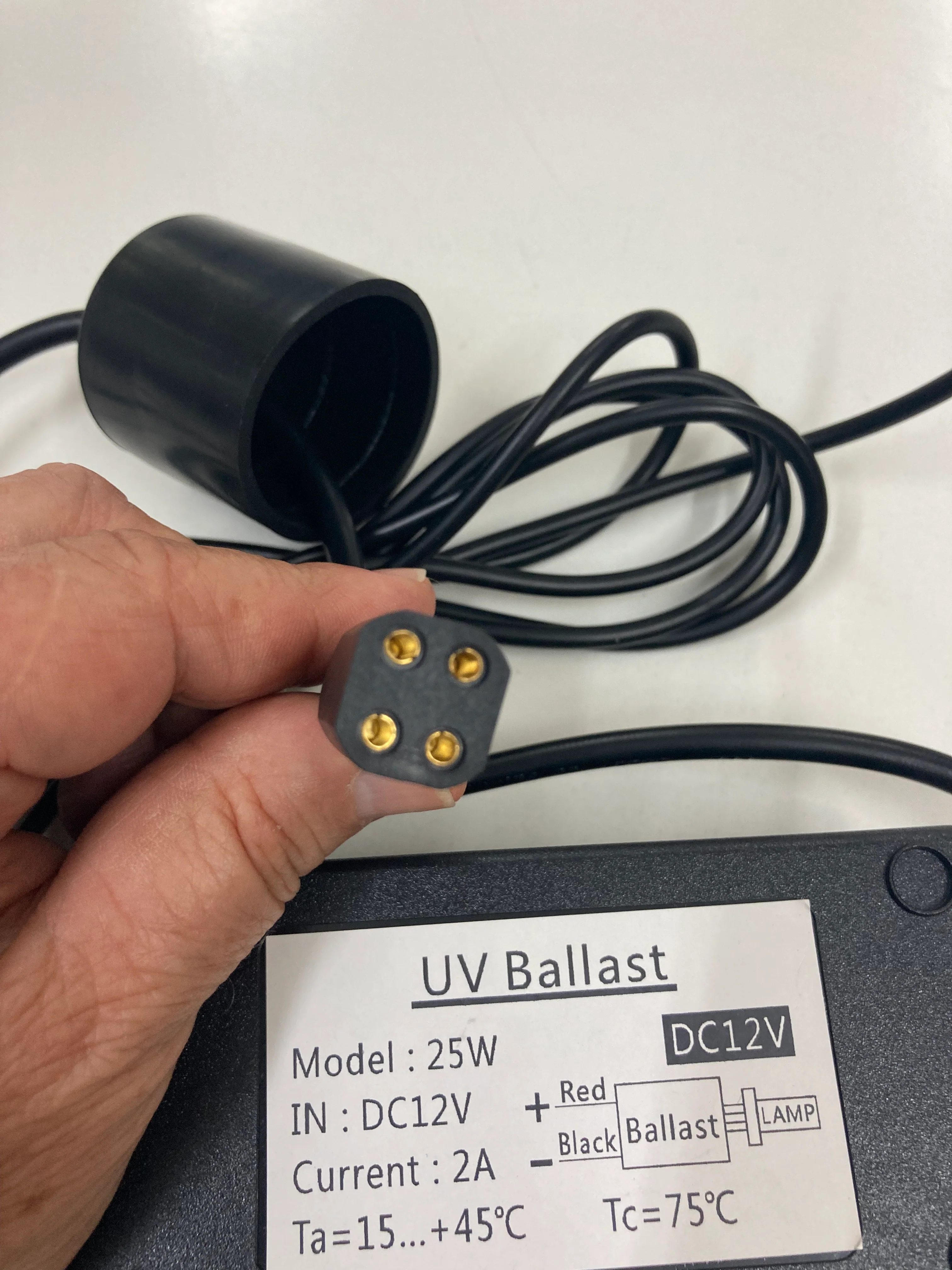 UV-BAL-12REC Ballast (Black Box) for Offgrid / Solar type UV systems - Image 2