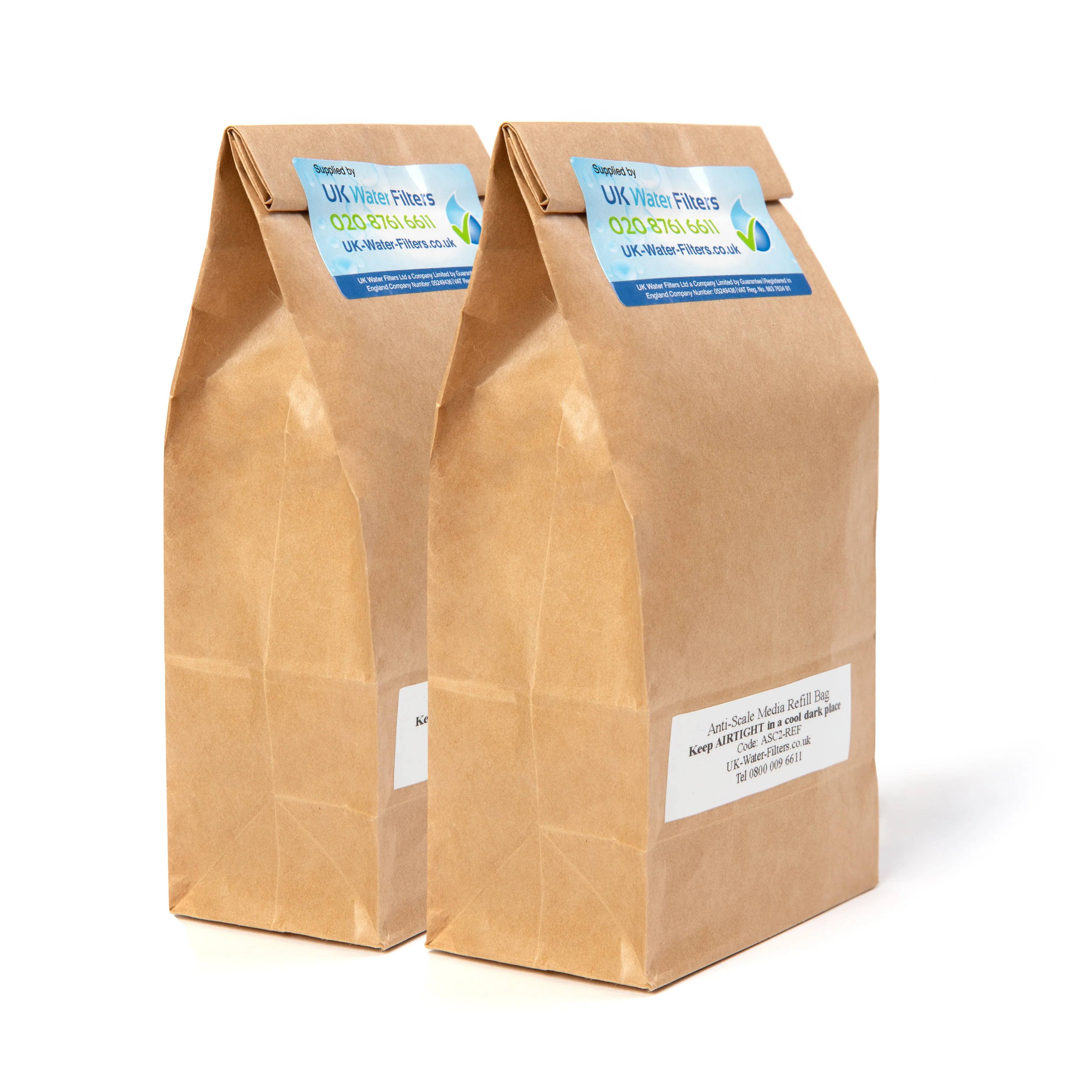 Water Filter Anti-Scale Media - Twin Sachet Pack - Heavy Duty